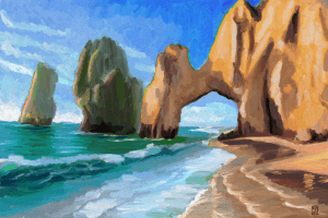 Made in ArtRage 4 using only the oil brush; 18x12" 300 ppi. Approx. 1 hr.